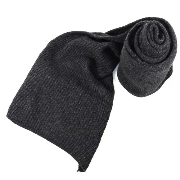 NWT NOTE DI ANITA Navy WOOL/CASHMERE COMFORT WINTER SCARF - Picture 1 of 5